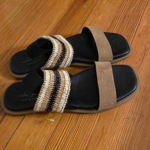 Brand new leather sandals